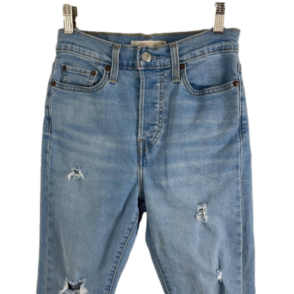 Levi’s Wedgie Skinny Distressed Faded Jeans Women's Size 26